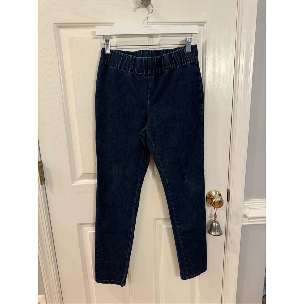Soft Surroundings Pull On Denim Jeans sz S EUC